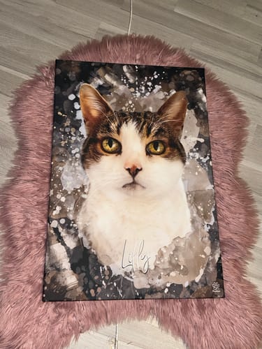 Customer photo review of Aquarell Pawtrait