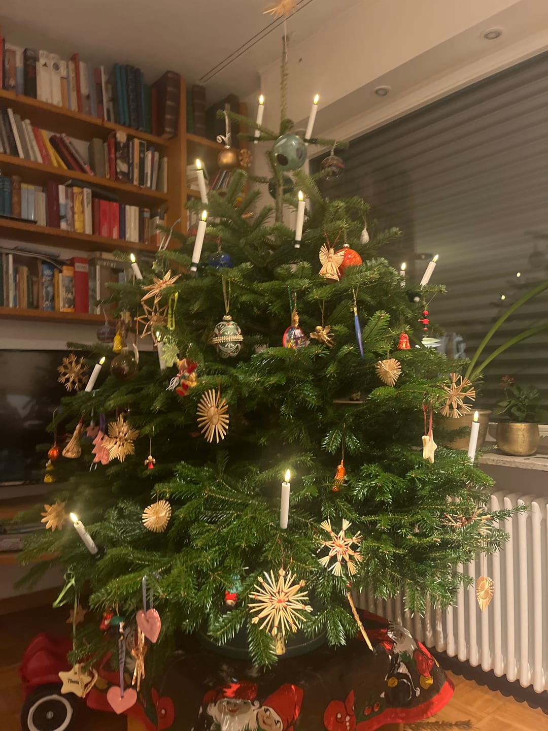 Customer photo review of Juletræslys belagt med stearin 6 stk
