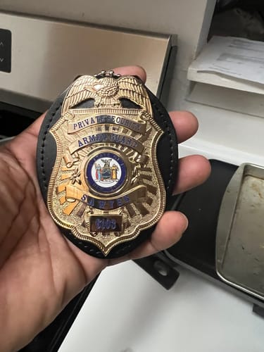 Customer photo review of Customizable Badge BA25