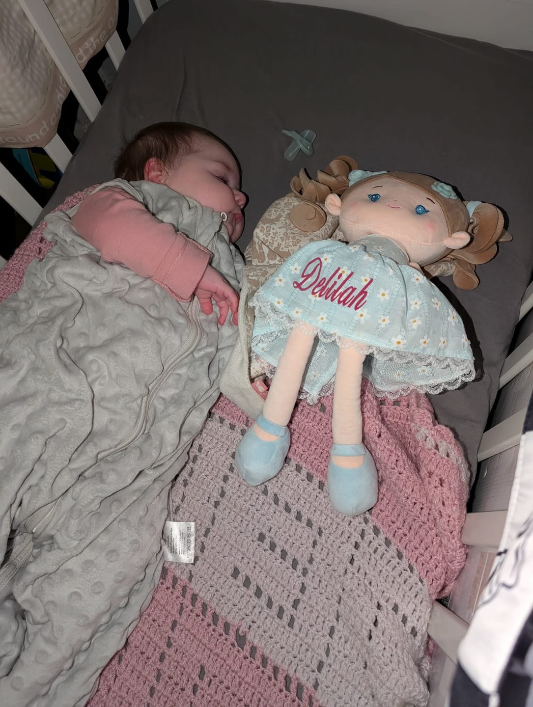 Customer photo review of Personalized Melia Girl - Blue