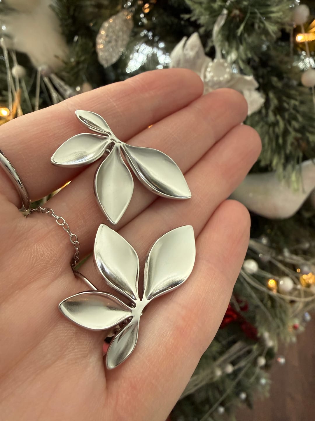 Customer photo review of Mira Earrings