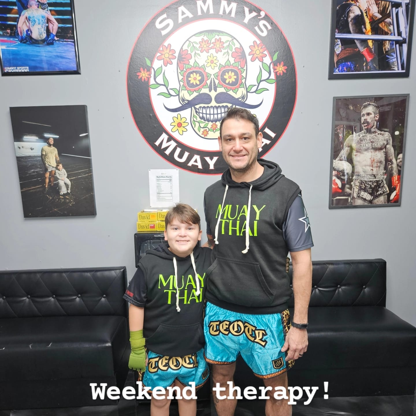 Customer photo review of Roberto Armas Teotl Fight Shorts