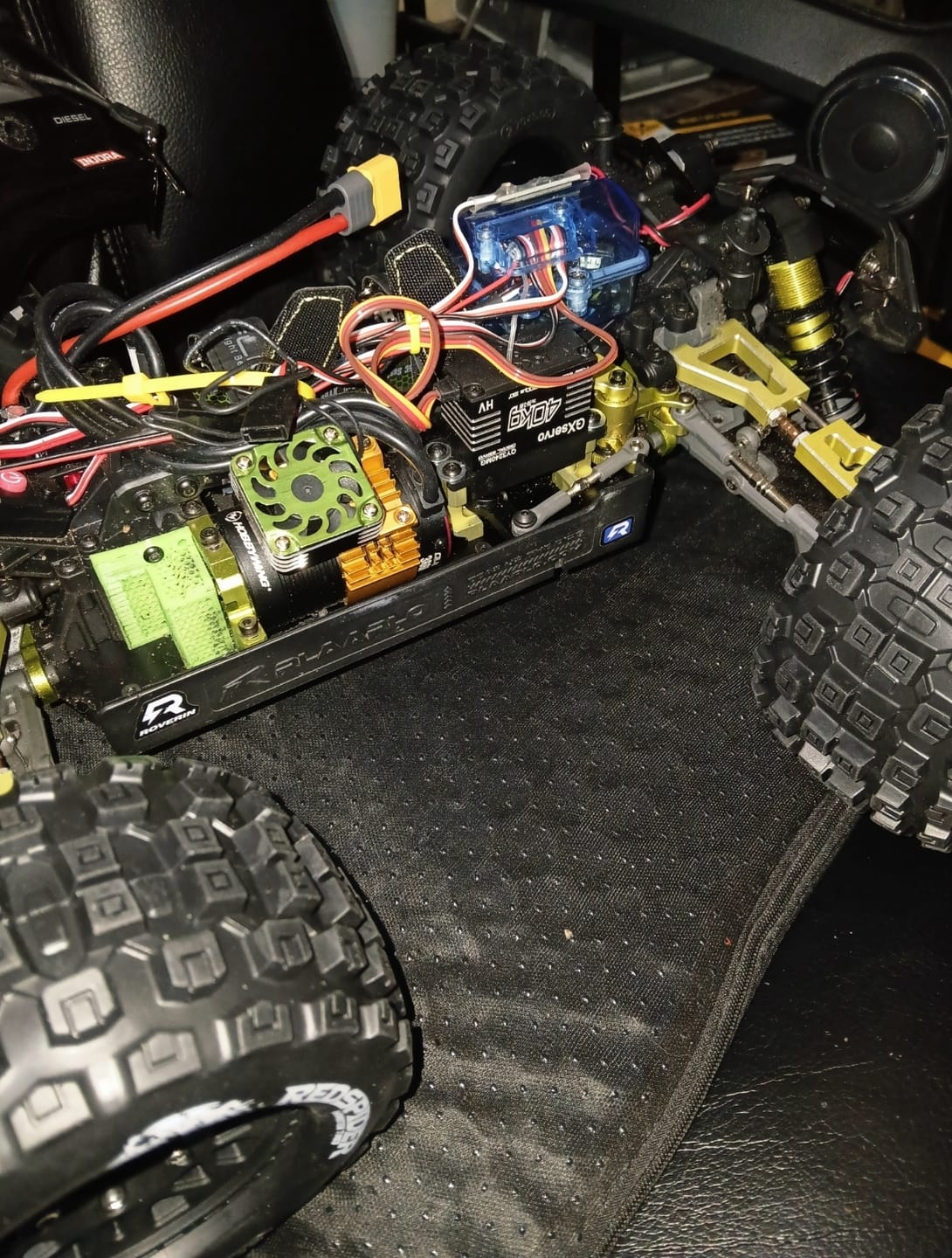 Customer photo review of Adjustable Motor Mount For RZ001 and XTS Rally Cars