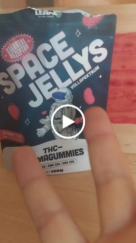 Customer video review of THC Spacejellies Vollspektrum
