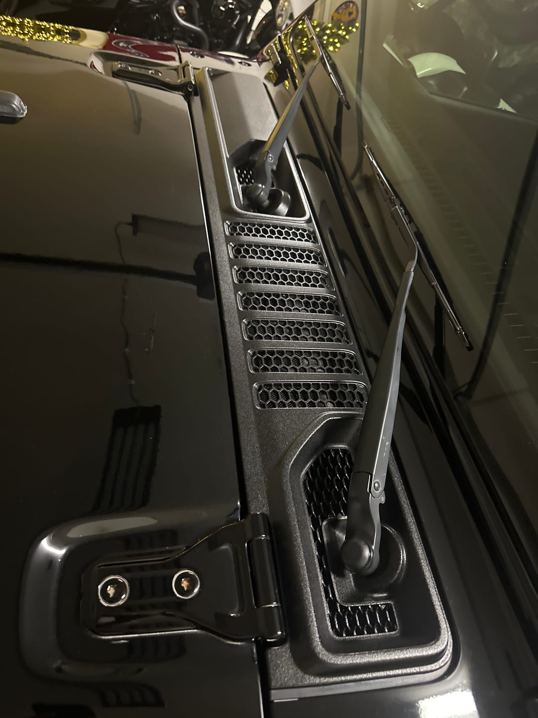 Customer photo review of Raptorized OEM Cowl Wiper Panel for Jeep JL JT 2018+