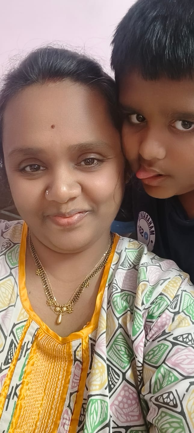Customer photo review of Thin Drop Necklace