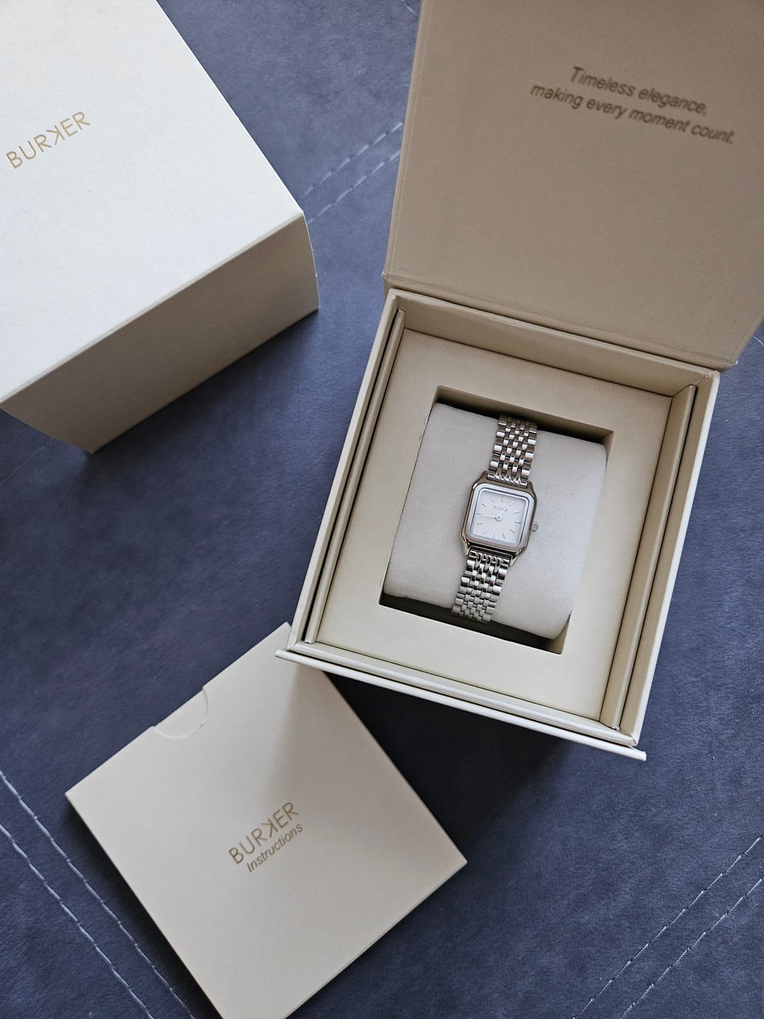 Customer photo review of Macy Petite Silver White