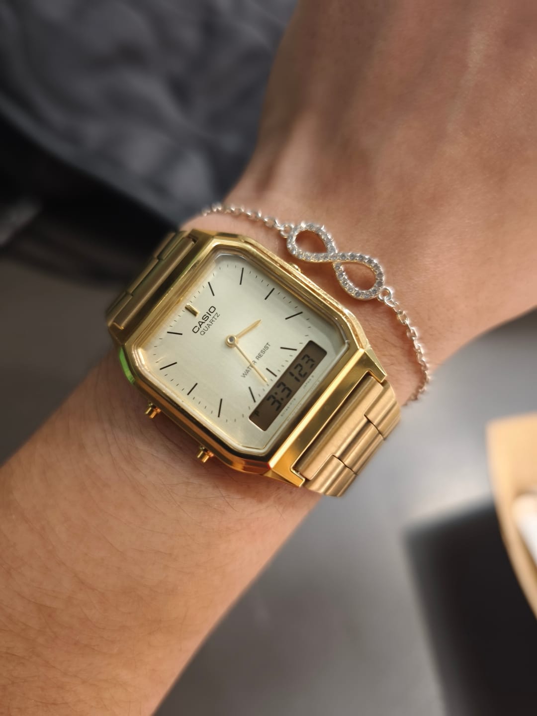 Customer photo review of Reloj Casio Vintage AQ-230GA-9DMQ Dorado