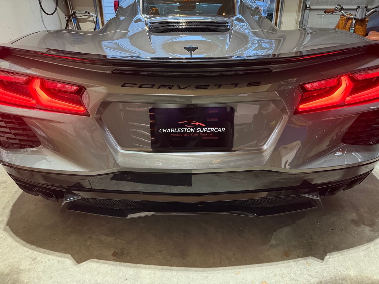 Customer photo review of Create Your Own Custom Magnetic License Plate Cover