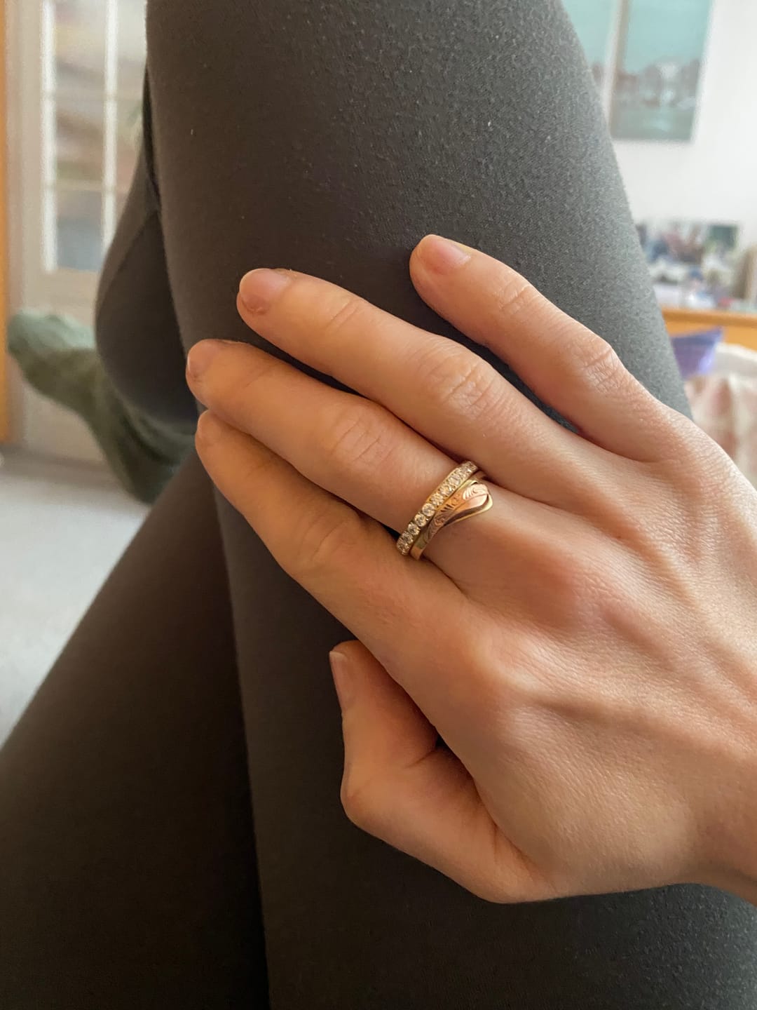 Customer photo review of Eternity Band Ring