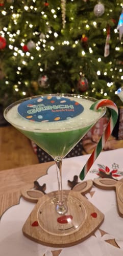 Customer photo review of The Grinch Cocktail Kit