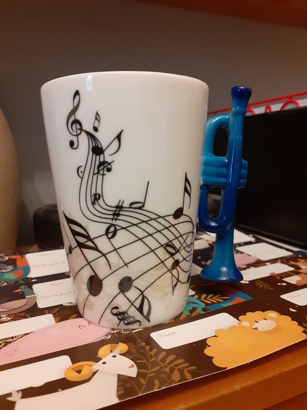 Customer photo review of Merveilleuses tasses de musiciens