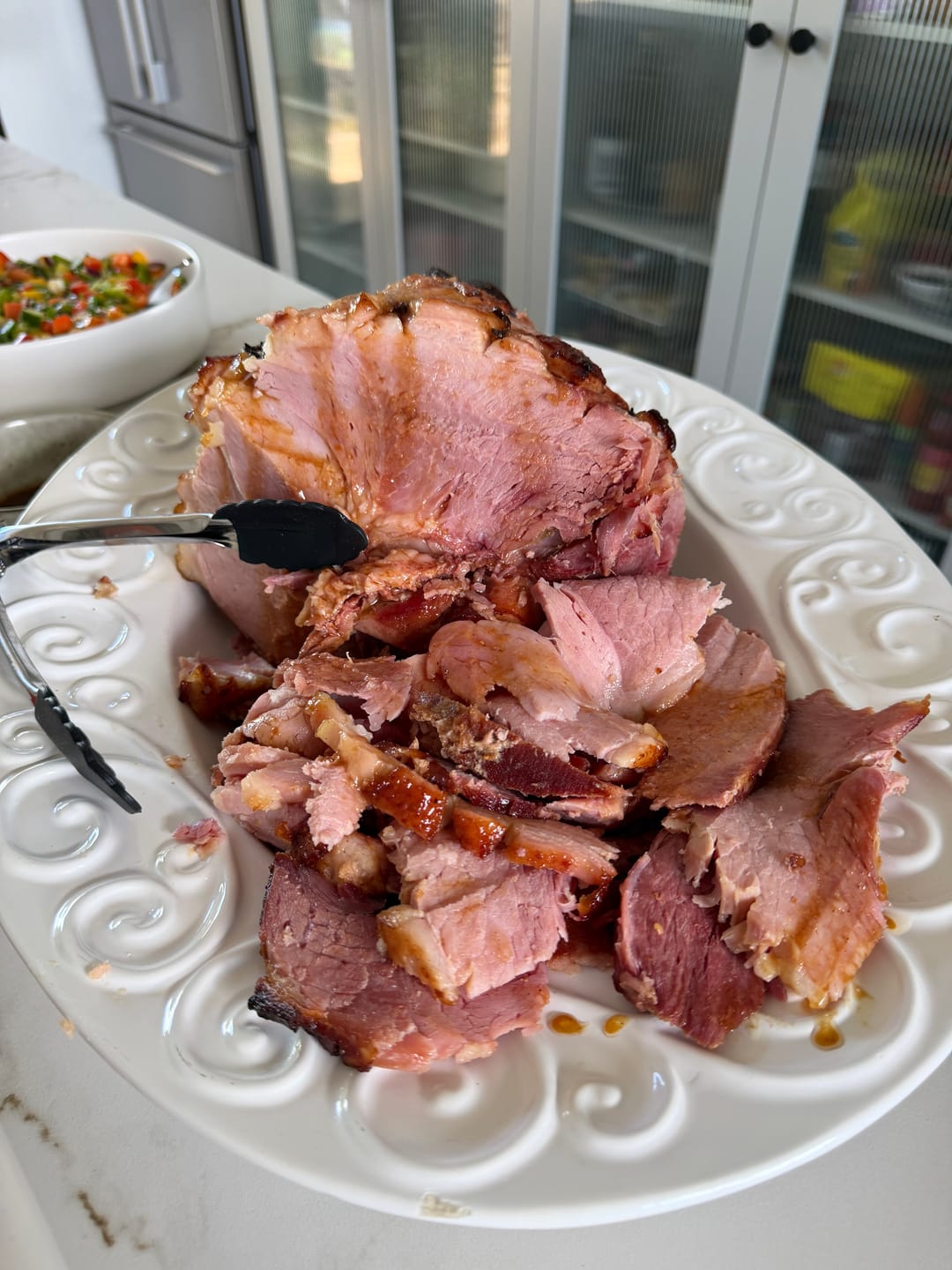 Customer photo review of Free Range Half Ham Prepared For Glazing