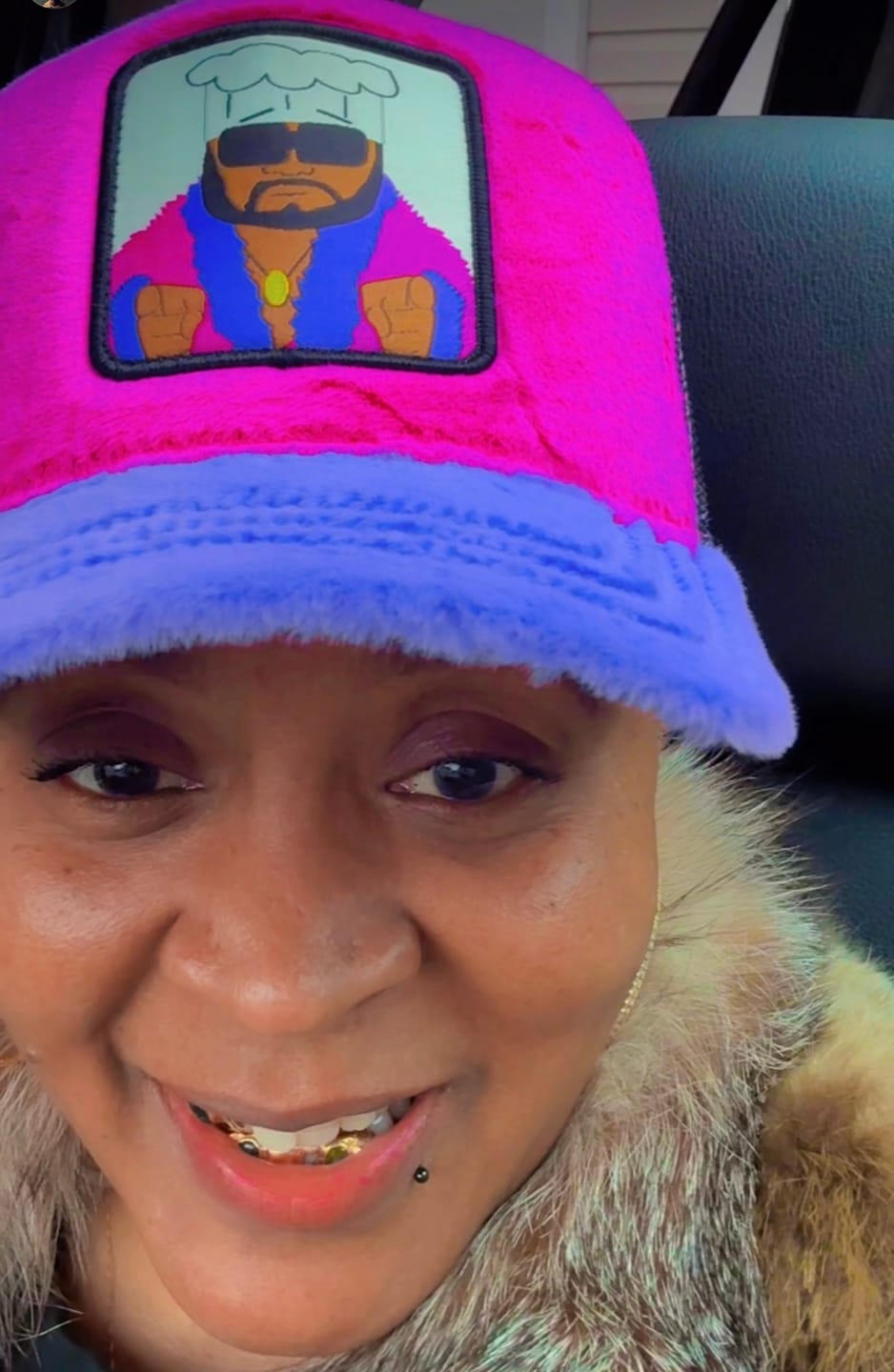 Customer photo review of OVERLORD X South Park: Fuzzy Robed Chef Trucker Cap