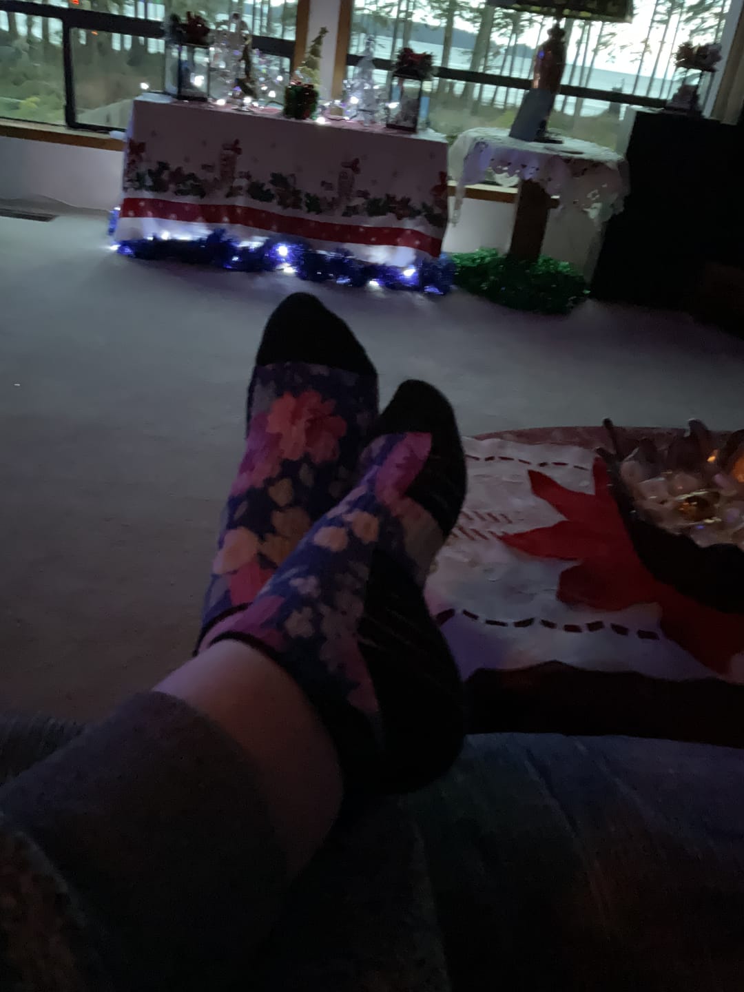 Customer photo review of Blooming Brights Ankle Compression Socks 5-Pack Bundle