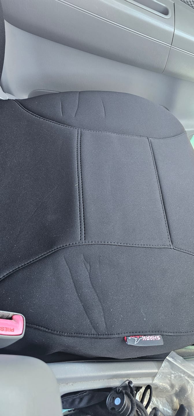 Customer photo review of Sharkskin Seat Covers for Toyota Hilux Dual Cab (Mar/2005-Jun/2015)
