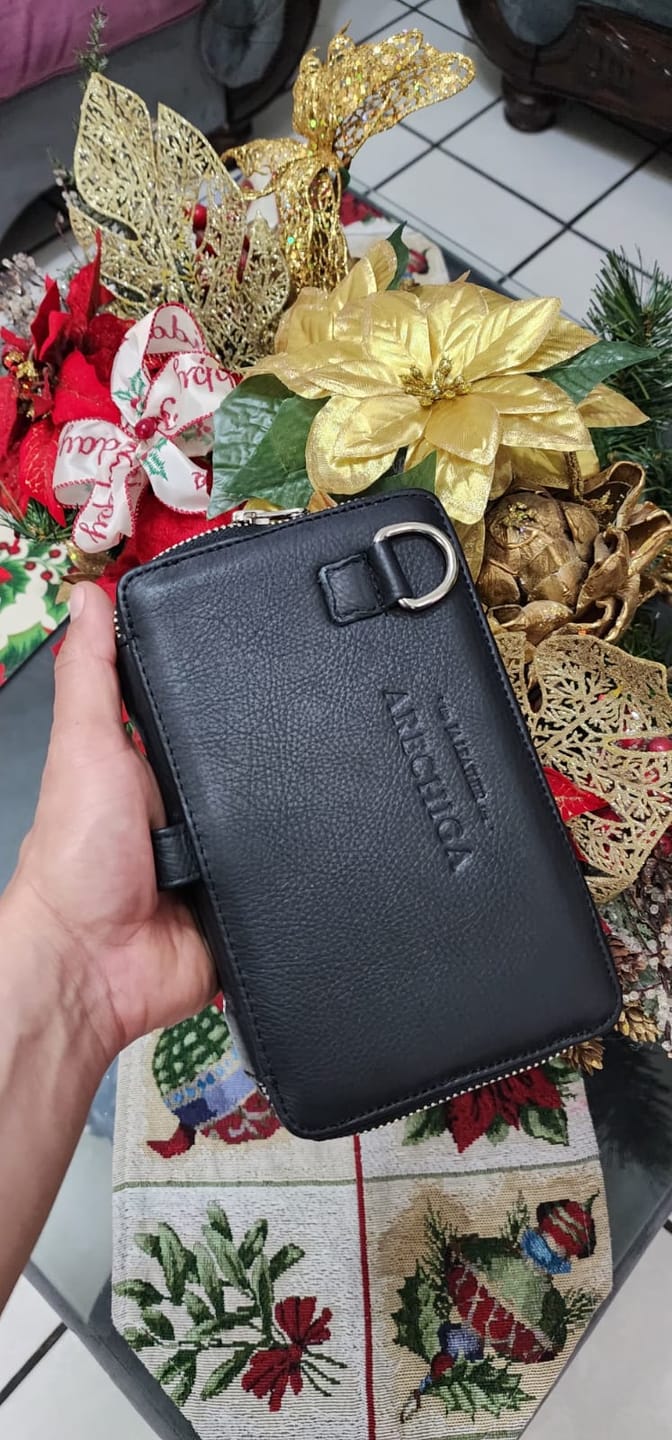 Customer photo review of Bandolera Santiago 2 Negra