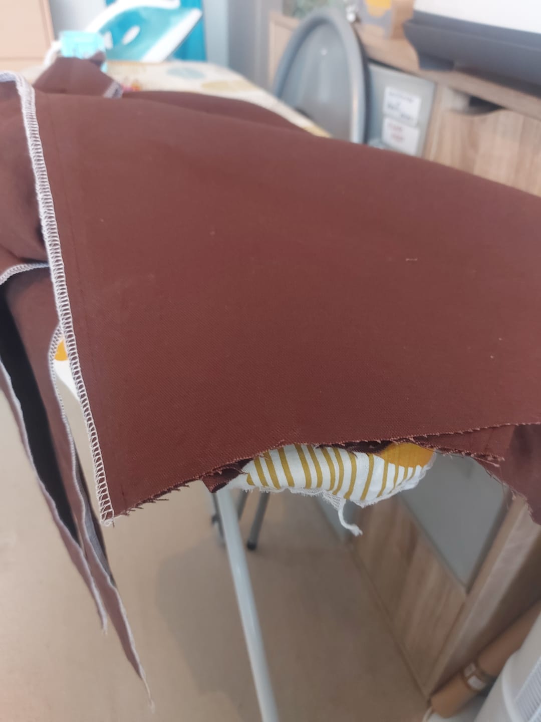 Customer photo review of Plain Soft Cotton Canvas Fabric