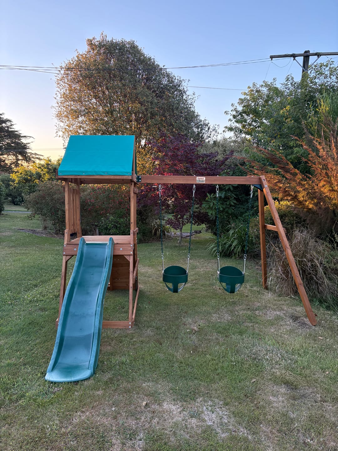 Customer photo review of Birdie Bucket Swing Seat
