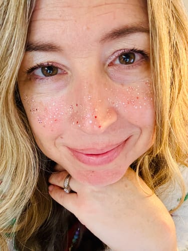 Customer photo review of Candy Cane Speckles - Ships by Nov 26th