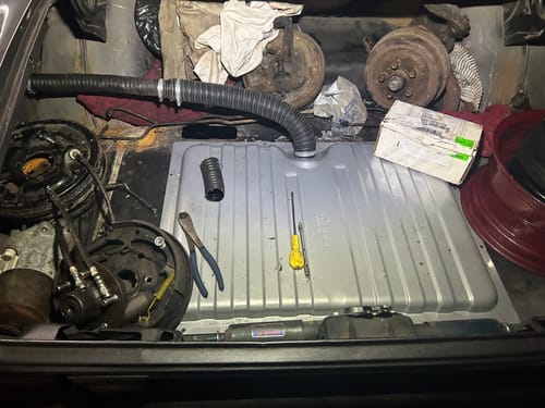 Customer photo review of 57mm (2 1/4") ID Ultra Flexible Fuel Filler Hose
