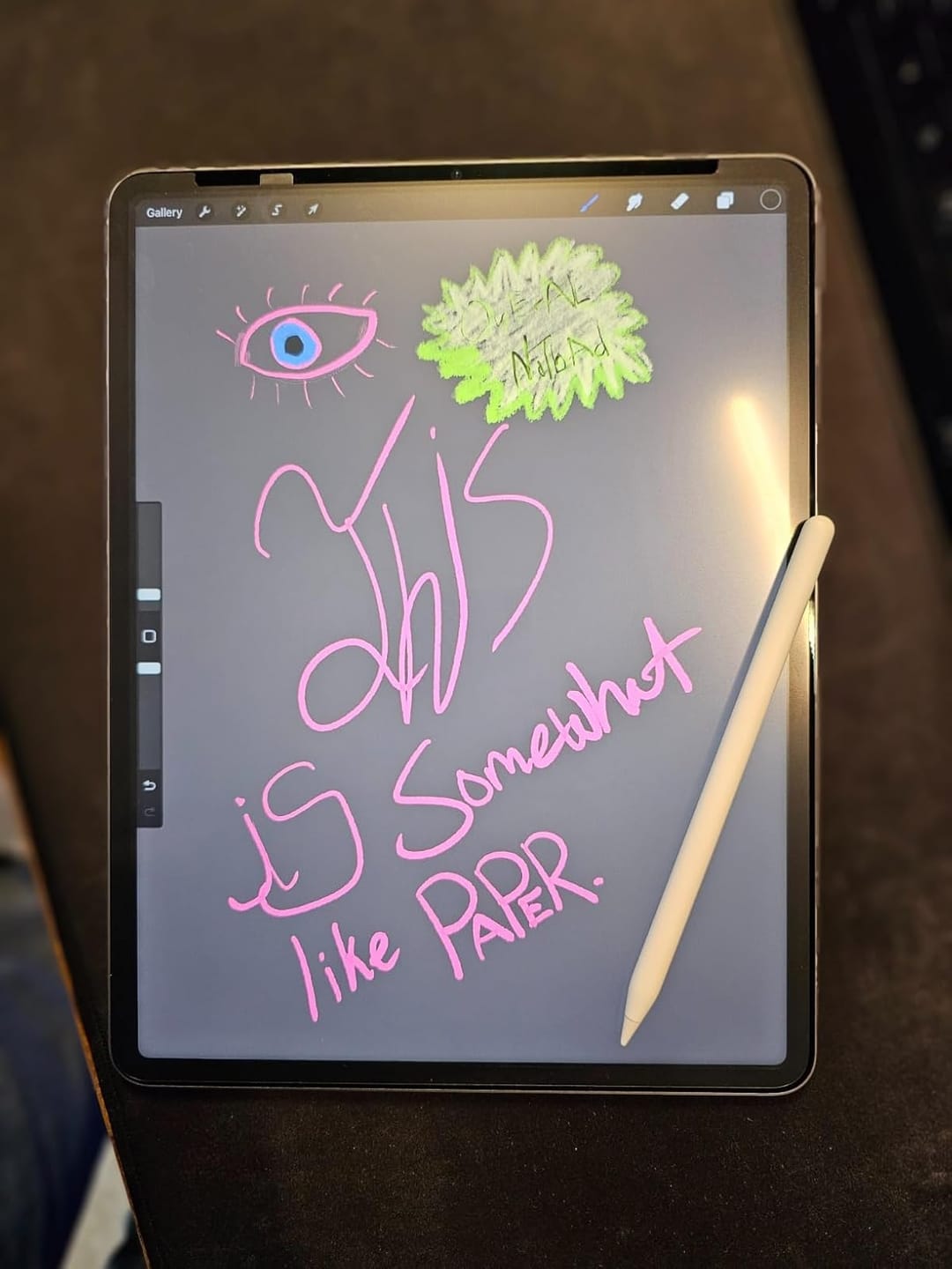 Customer photo review of Removable Computer Monitor Privacy Screen Filter - for 16:9 Aspect Ratio