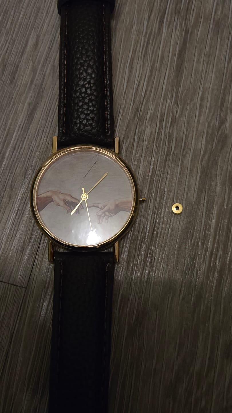 Customer photo review of Michelangelo The creation of Adam Watch