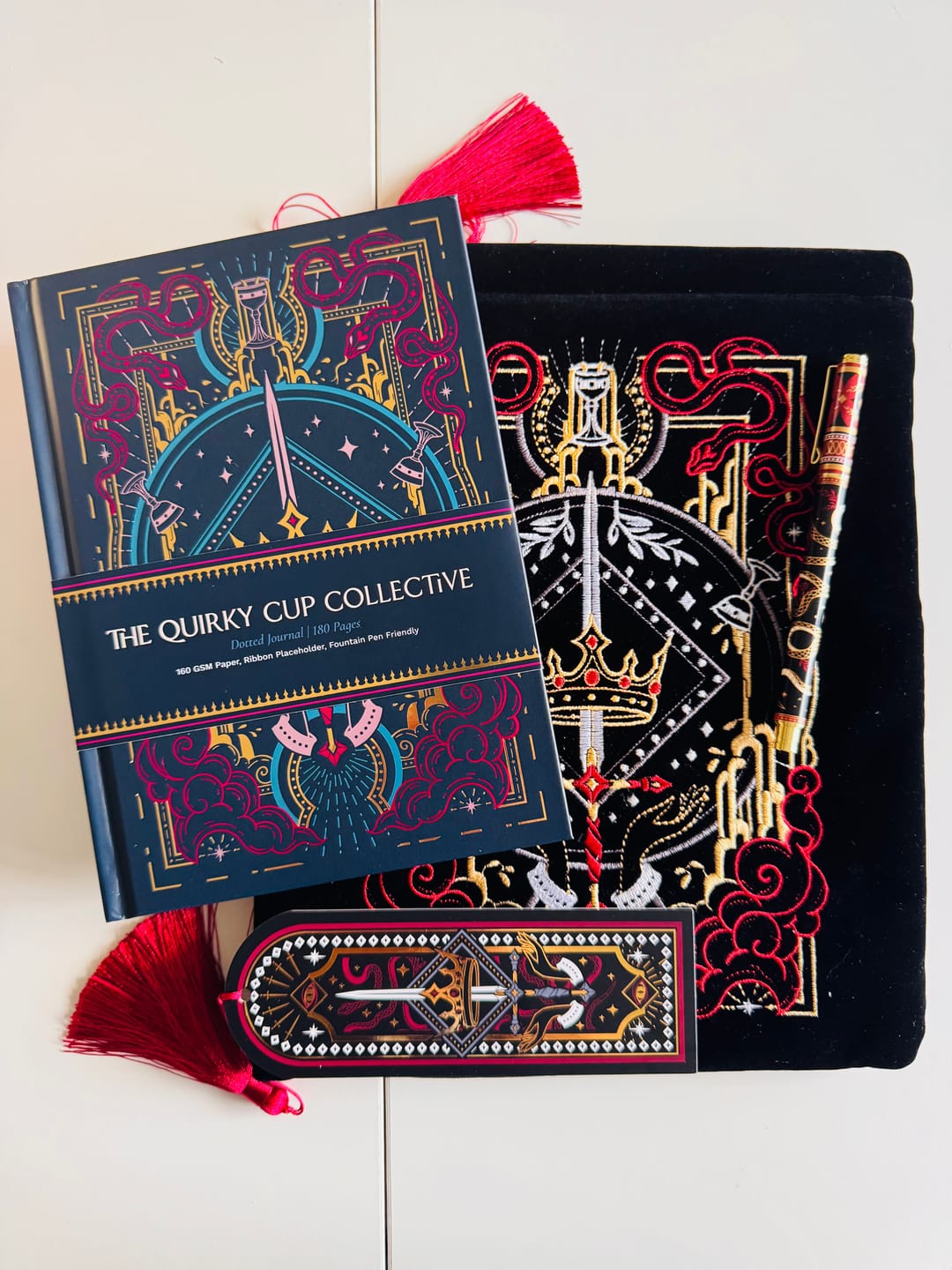 Customer photo review of Serpents & Swords Book Sleeve - Black