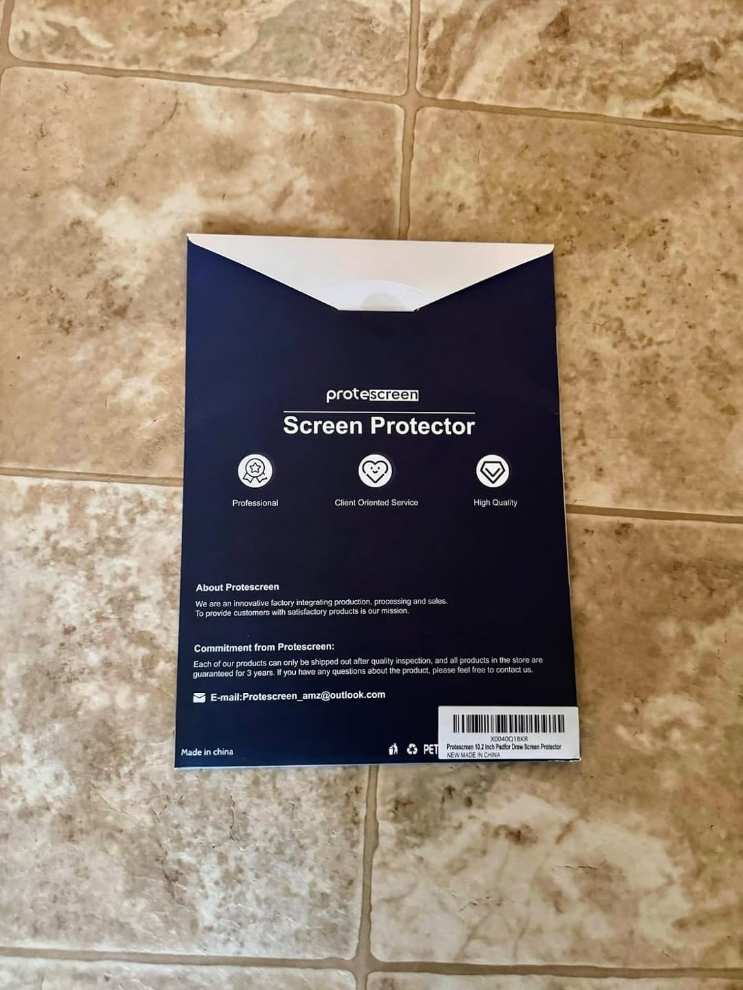 Customer photo review of Removable Computer Monitor Privacy Screen Filter - for 16:9 Aspect Ratio