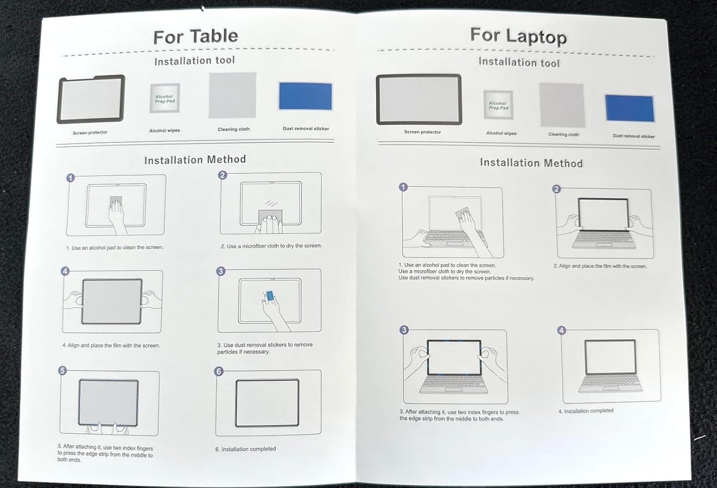 Customer photo review of Removable Computer Monitor Privacy Screen Filter - for 16:9 Aspect Ratio