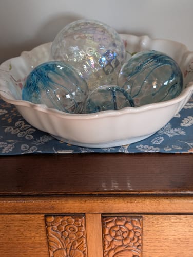 Customer photo review of Wish Ball Ornament, Glacier