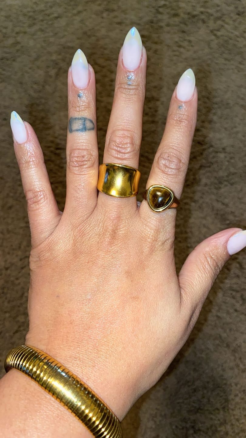 Customer photo review of Ibiza Chunky Bangle (Bundle)