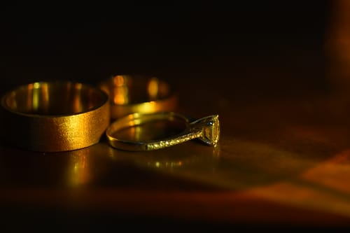 Customer photo review of Pantheon Wedding Rings