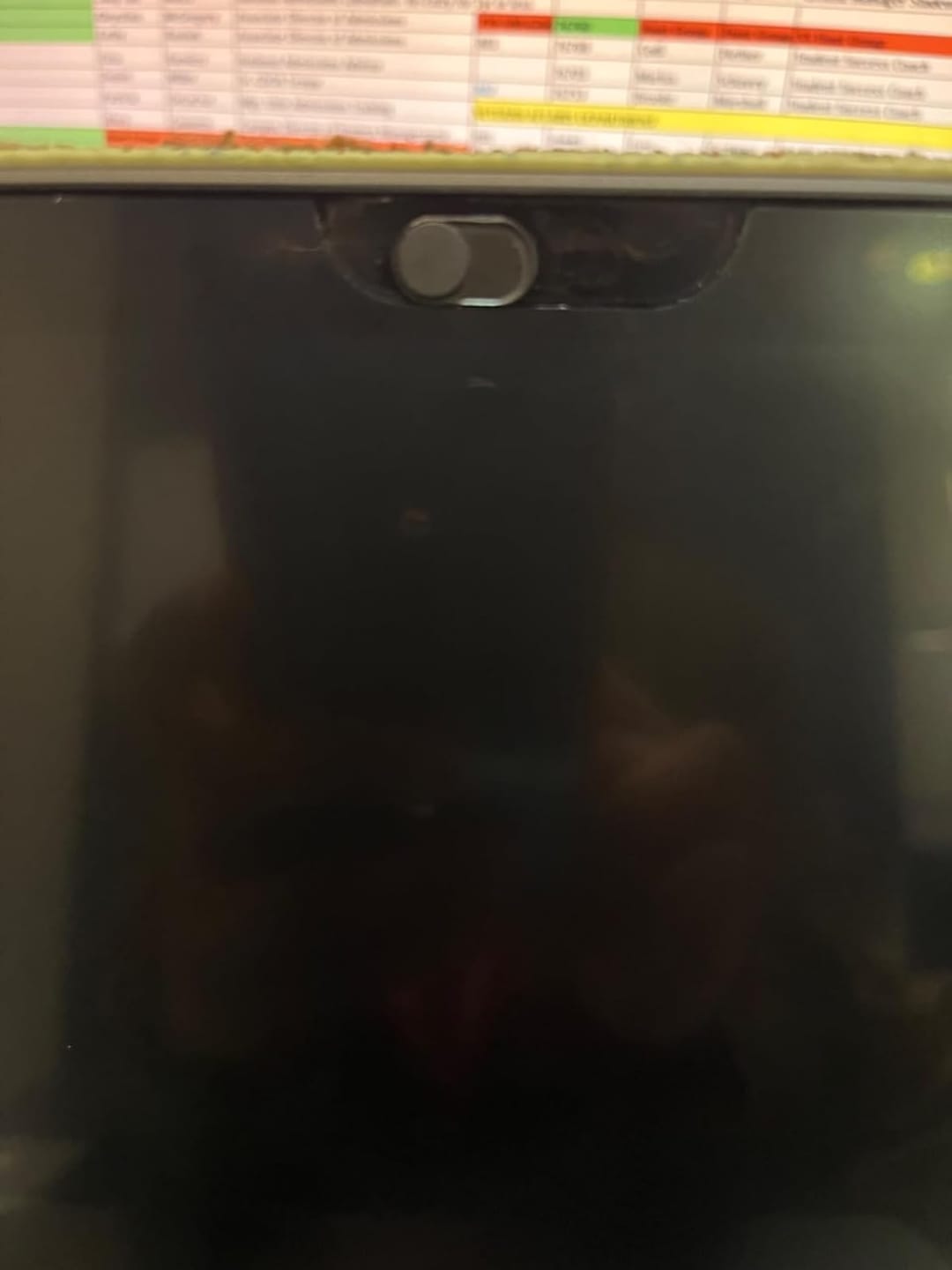 Customer photo review of Removable Computer Monitor Privacy Screen Filter - for 16:9 Aspect Ratio