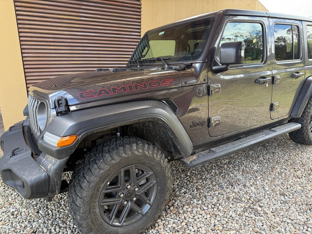 Customer photo review of Premium Hood Lettering | Set of 2