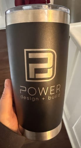 Customer photo review of (6 Pieces) Laser Engraved Tumbler | 20 oz