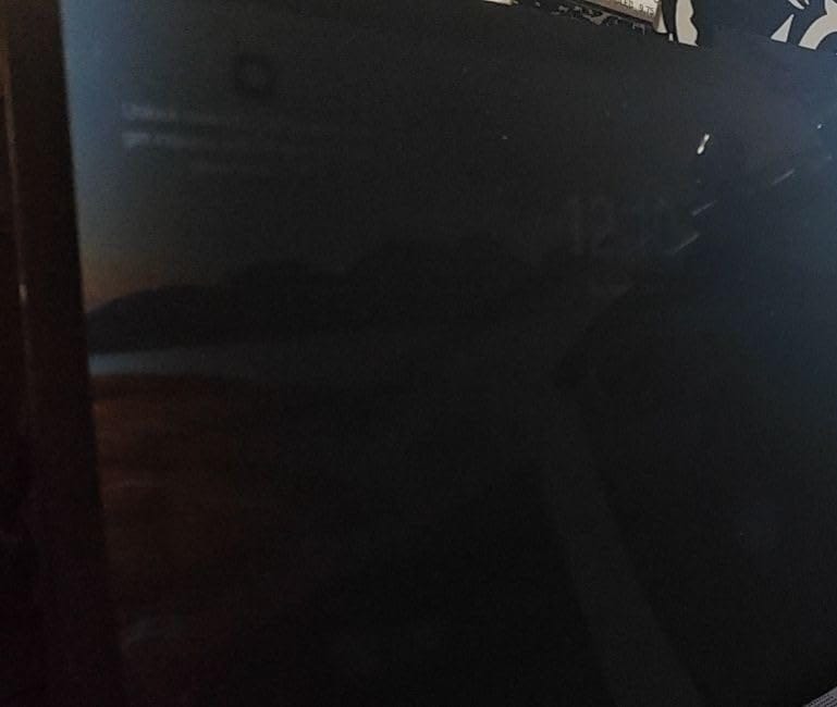 Customer photo review of Removable Computer Monitor Privacy Screen Filter - for 16:9 Aspect Ratio