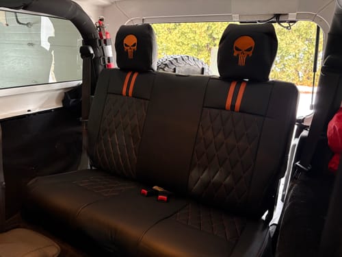 Customer photo review of Premium Custom-Fit Seat Covers