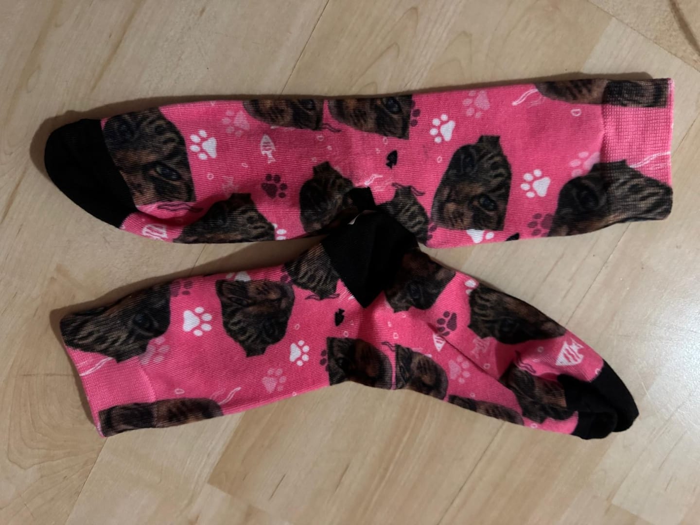 Customer photo review of Dein Foto - Individuelle Socken