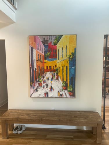 Customer review photo for Colorful Painting #CA014
