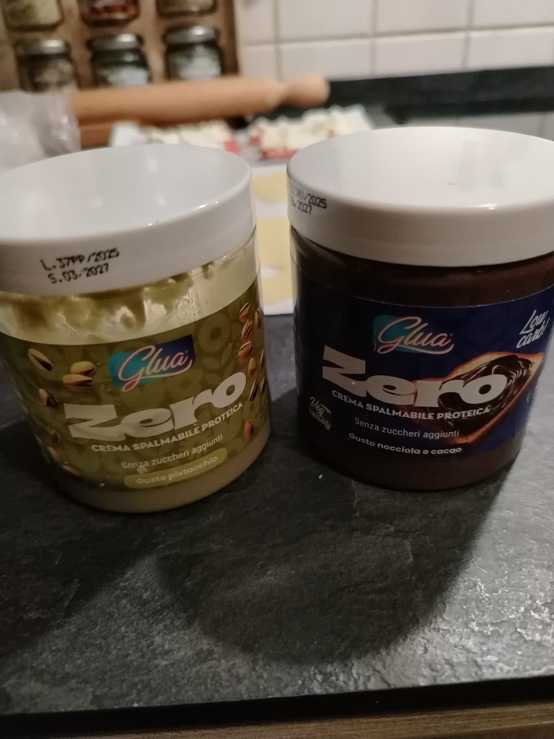 Customer photo review of Crema spalmabile proteica gusto pistacchio