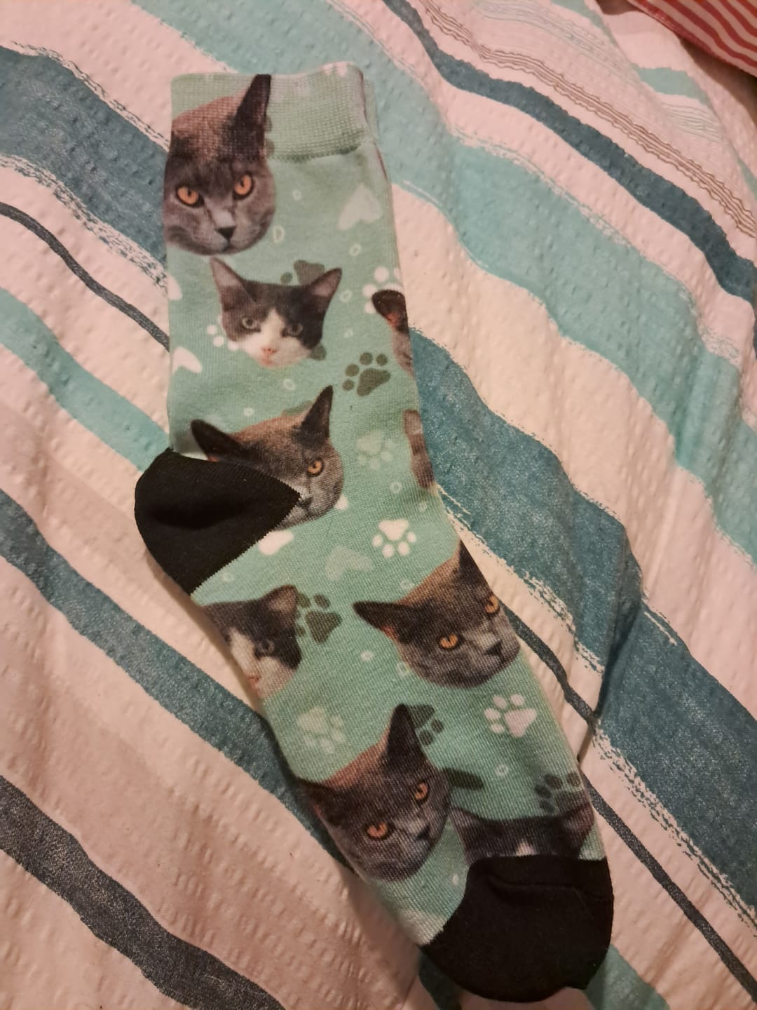 Customer photo review of Dein Foto - Individuelle Socken
