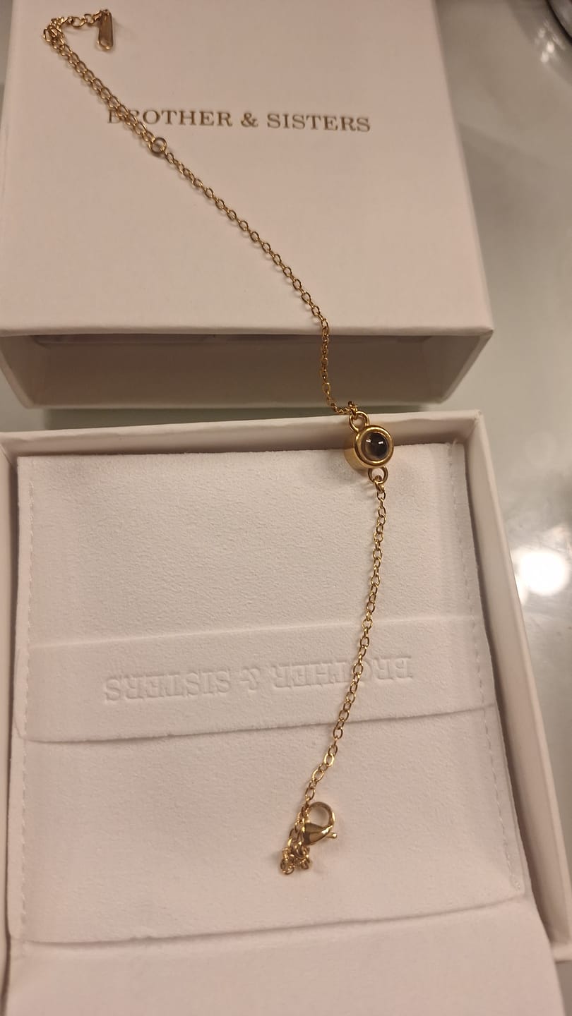Customer photo review of Photo Personalized Bracelet