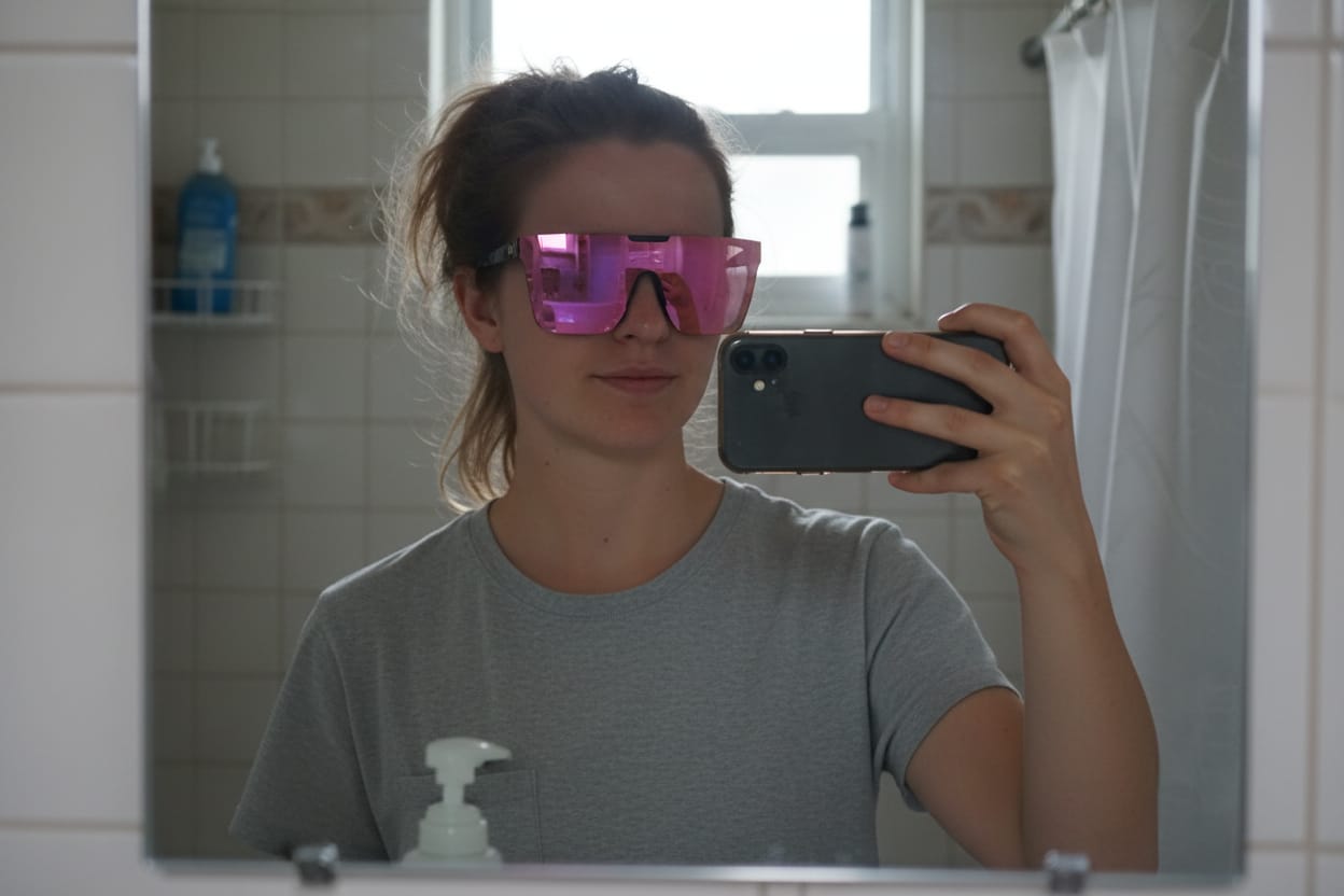Customer photo review of Eclipse Polarised | Pink