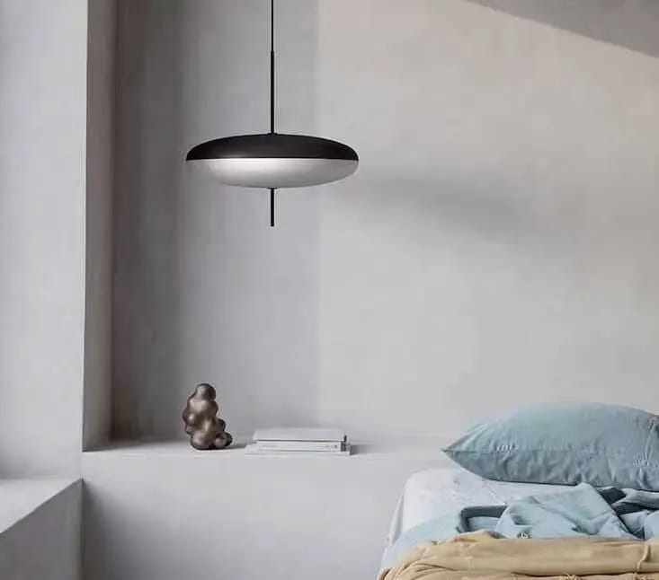 Customer photo review of Luminária pendente acrílico em led