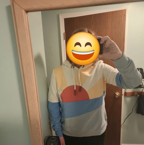 Customer photo review of Mysty Hoodie Sunset