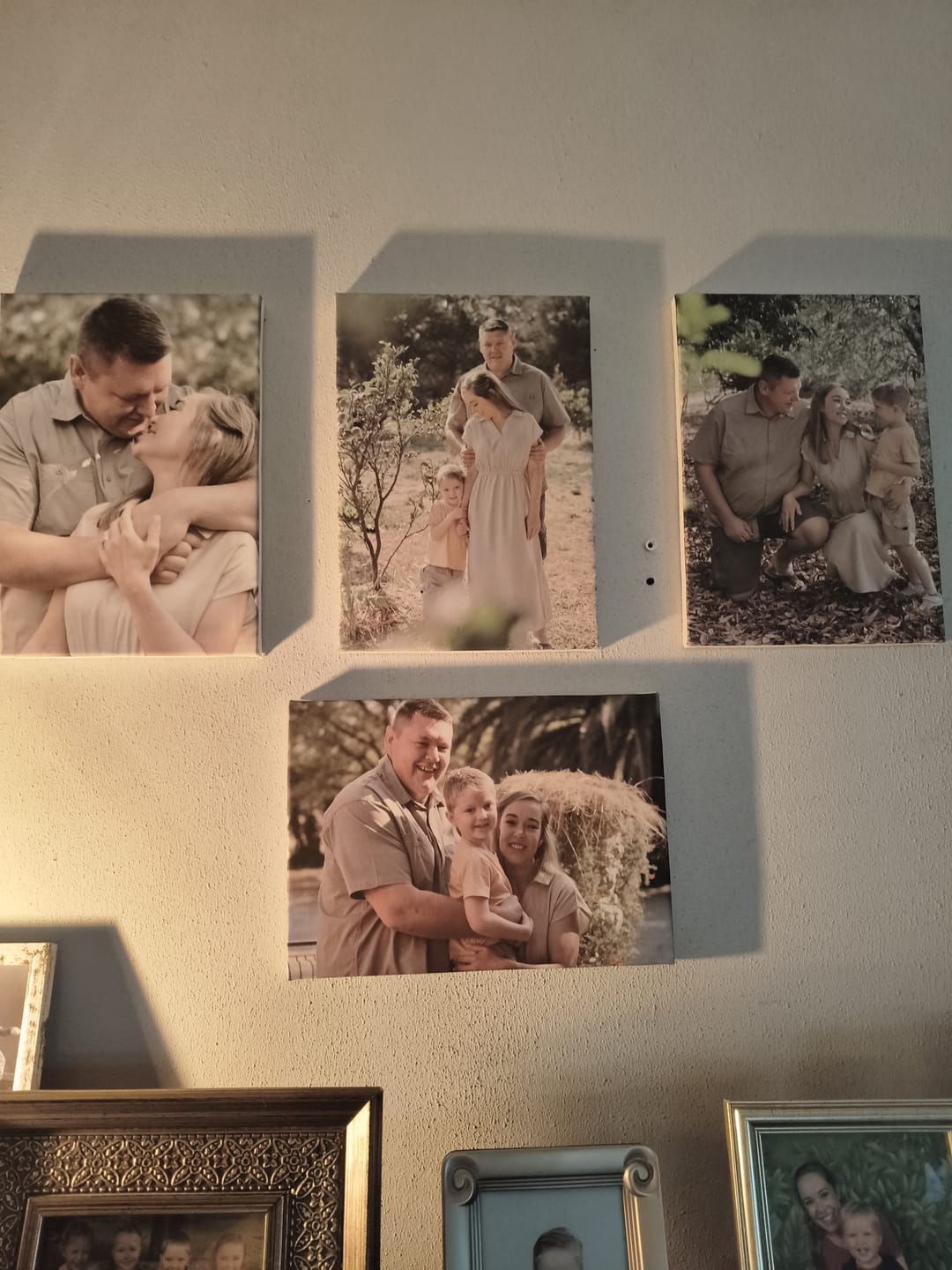 Customer photo review of 12 x A4 Canvas Combo