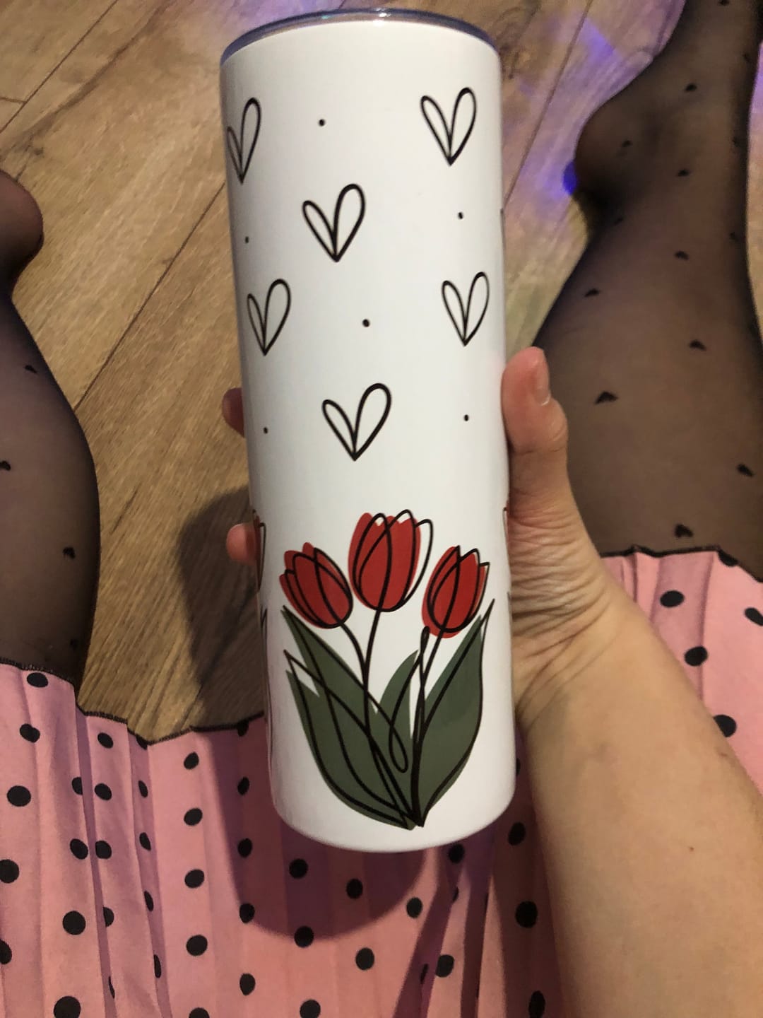 Customer photo review of Termo kelímek - Tulips