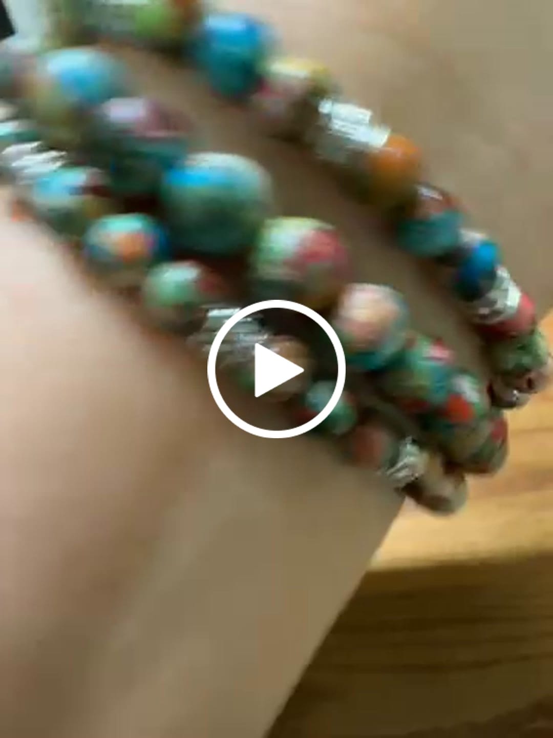 Customer video review of Vineyard Jasper Stretch Apple Watch Strap