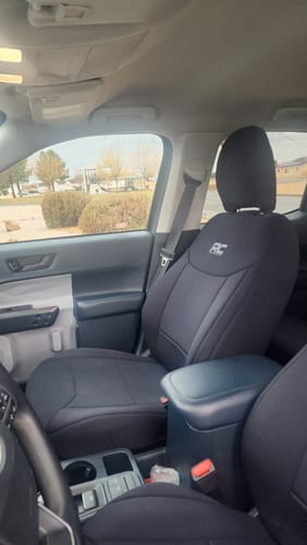 Customer photo review of Rough Country 91066 Seat Covers | FR & RR W/O Armrest | Crew Cab | Ford Maverick 2WD/4WD (22-26)